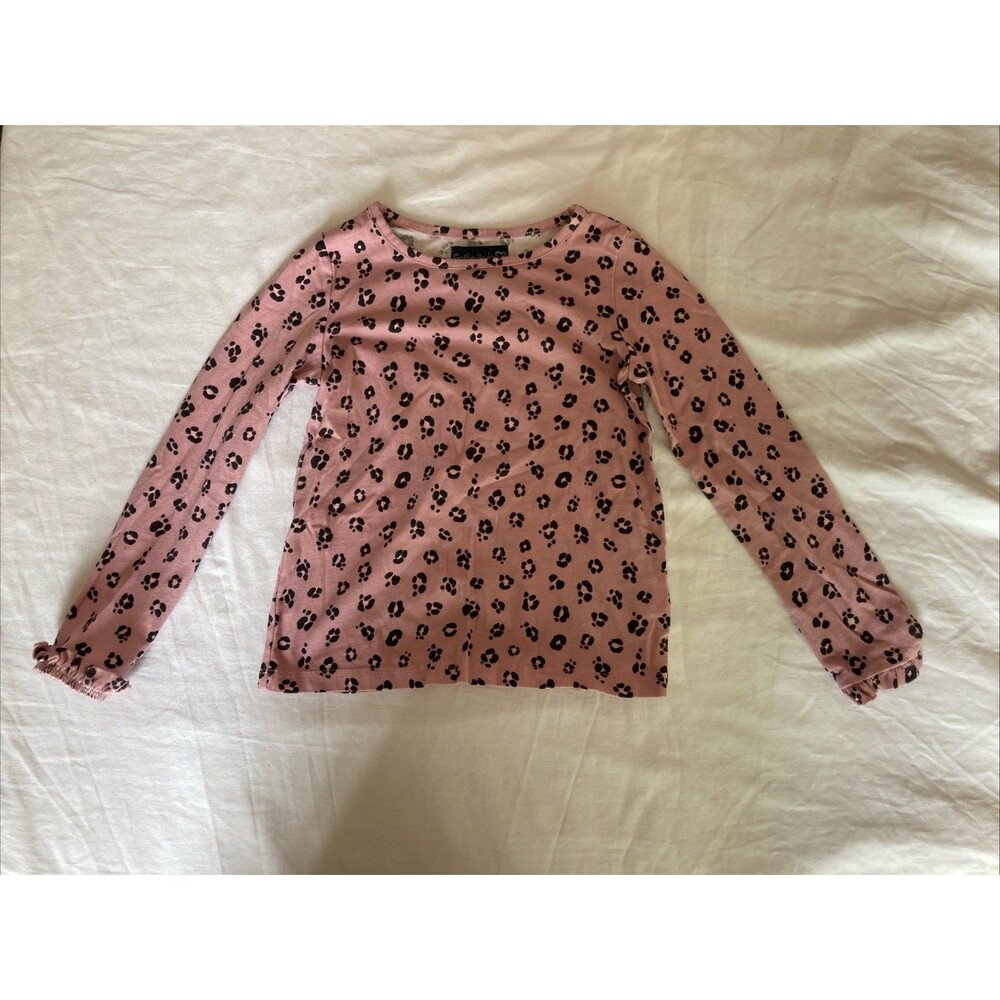 4T Cynthia Rowley girl clothes - 1 piece long sleeved shirt | animal print theme
